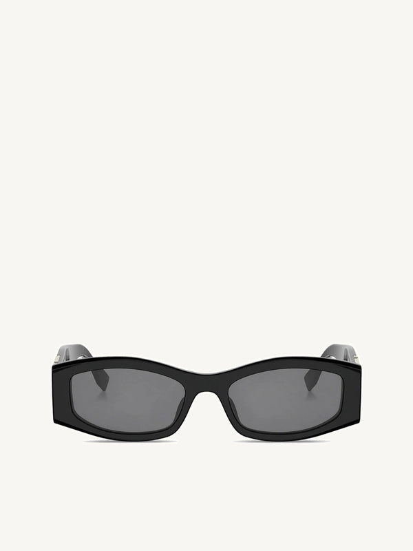 Forever Fendi FE40204I Acetate Sunglasses in Black