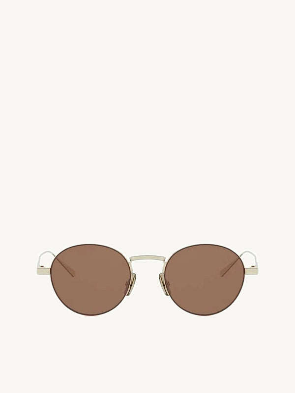 Celine CL40346U Metal Sunglasses in Shiny Gold