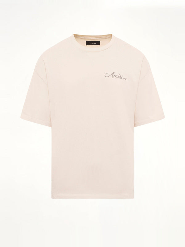MA Quad Checkboard T-Shirt in Alabaster