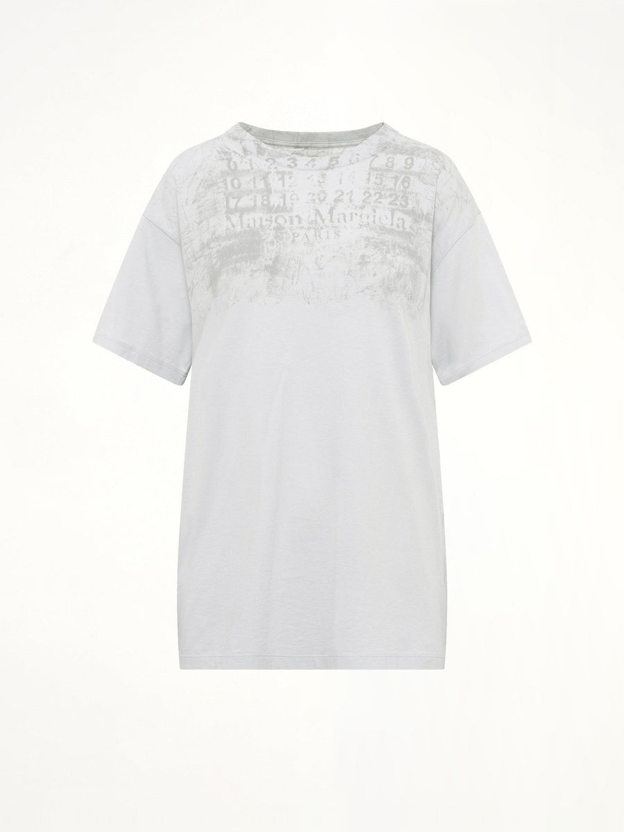 Numbers Regular T-Shirt in Ice