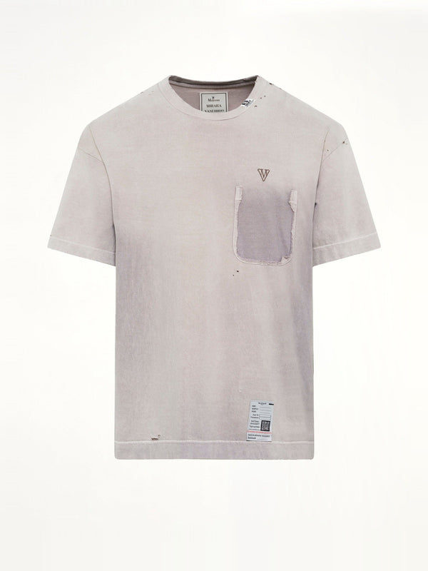 Sun Faded T-Shirt in Beige