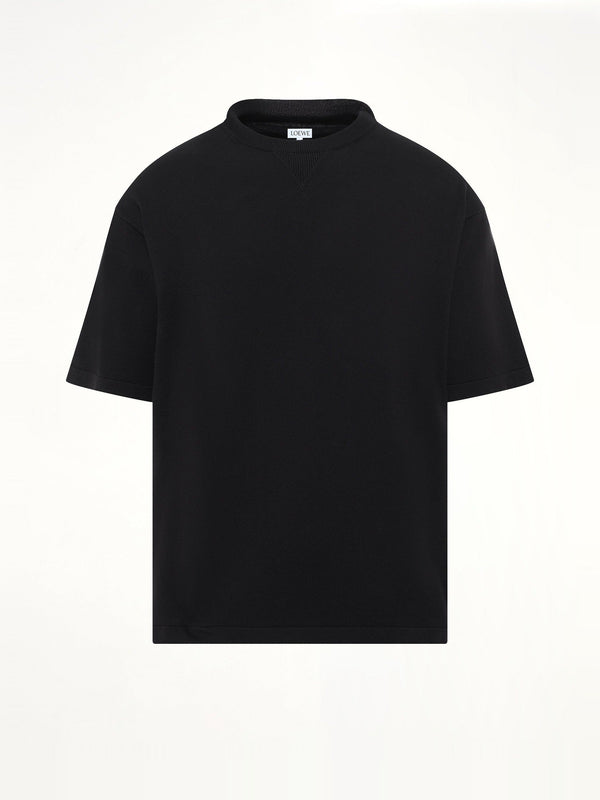 Twisted Rib Top in Black