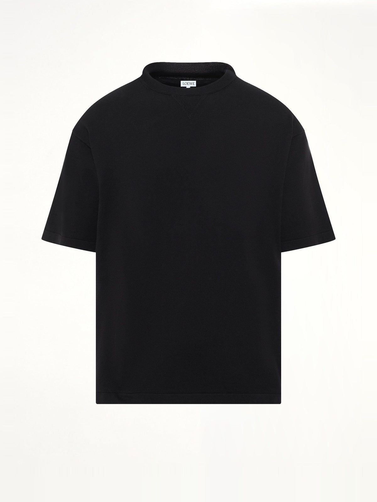 Twisted Rib Top in Black