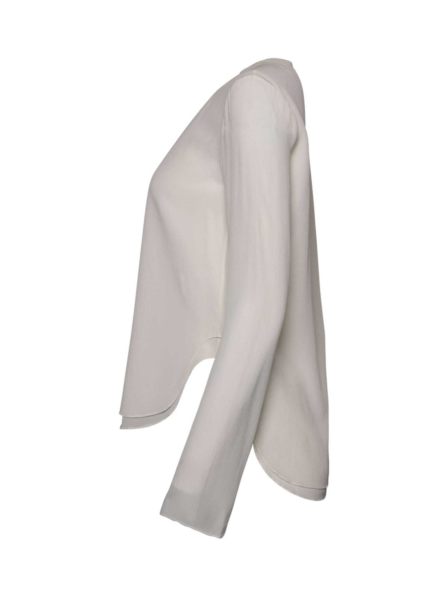 Long Sleeve Top in White