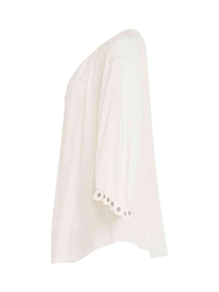 Long Sleeve Top in Milk