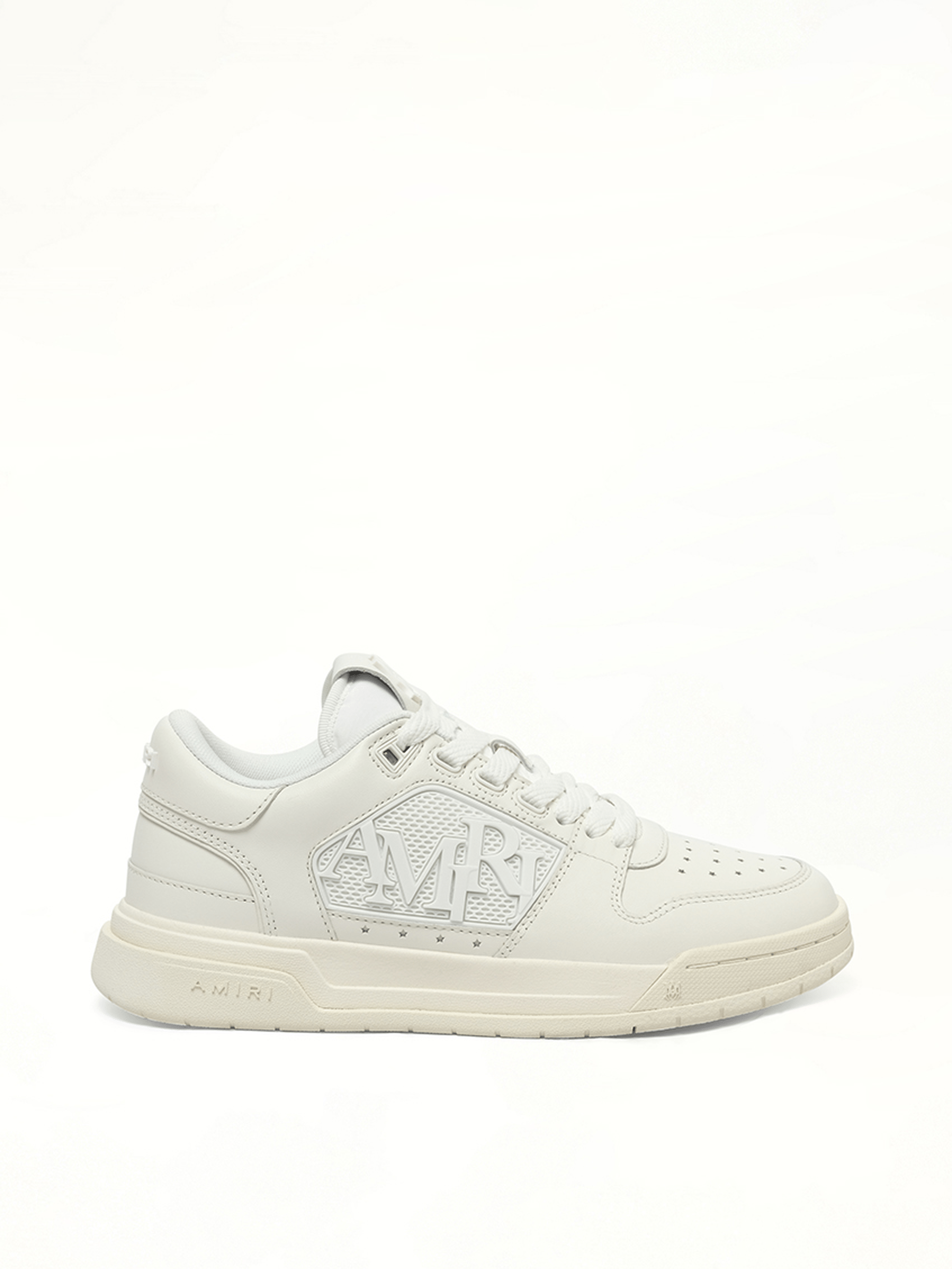 Classic Low Sneaker in White Side View | AMIRI