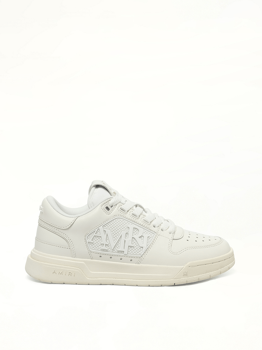 Classic Low Sneaker in White Side View | AMIRI