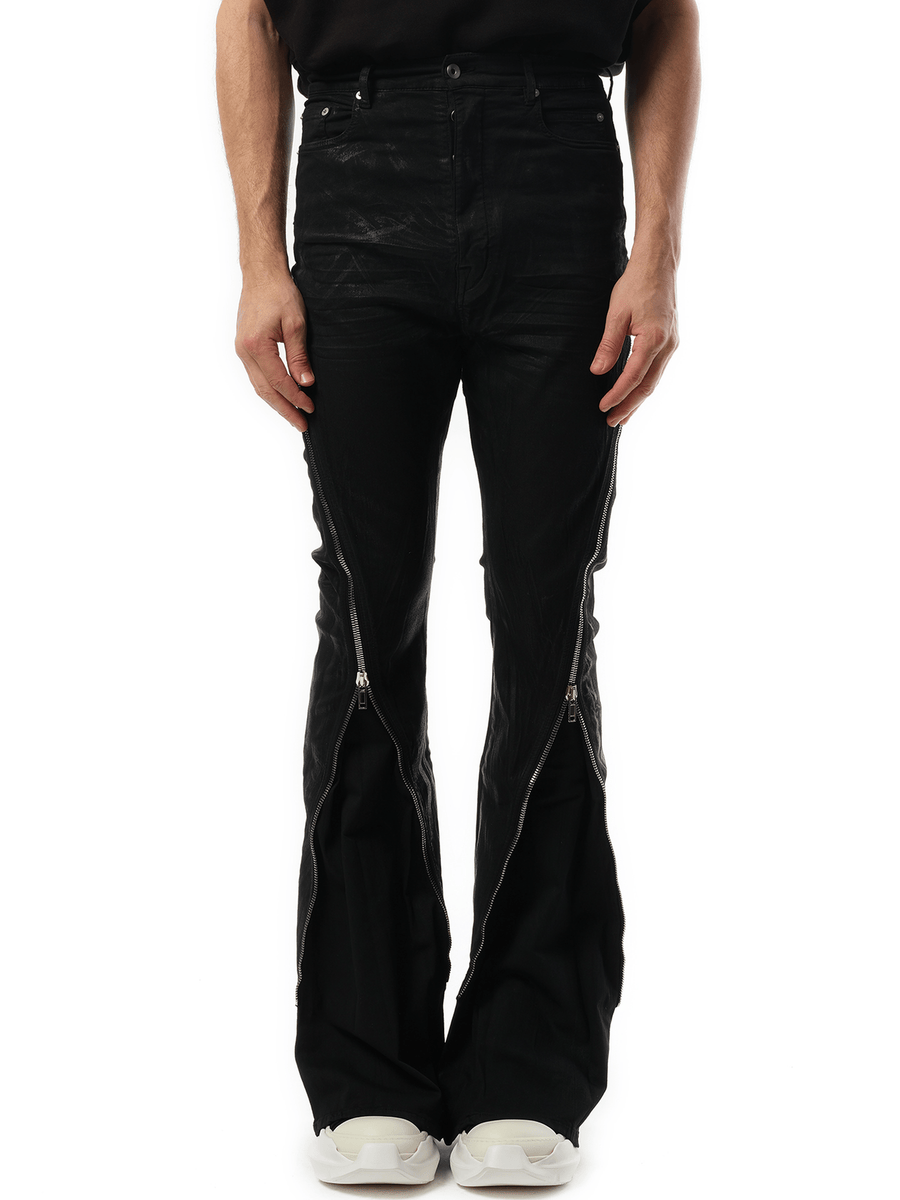 Rick Owens Drkshdw Denim Bolan Banana in Black