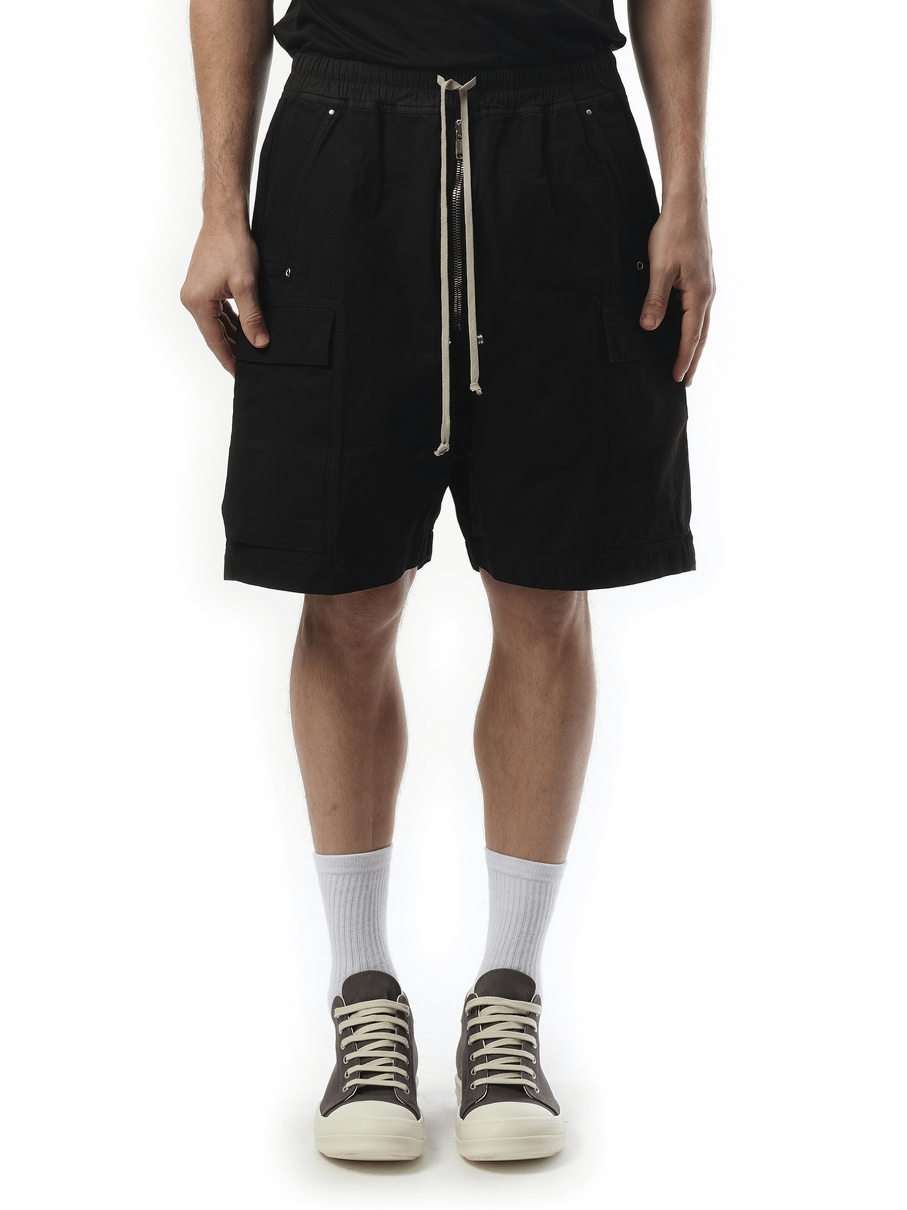 Rick Owens Drkshdw Cargobela Shorts in Black