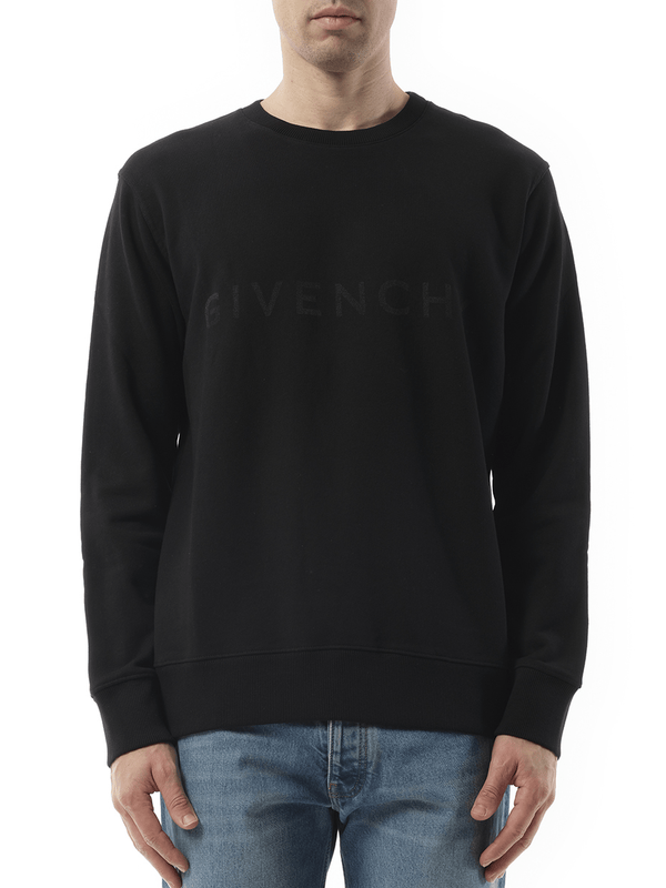 Givenchy 4G Archetype Spray Sweatshirt in Black/White