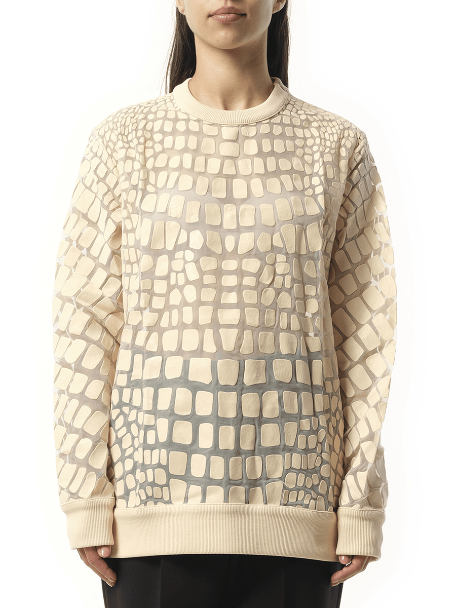 Sweatshirt in Powder