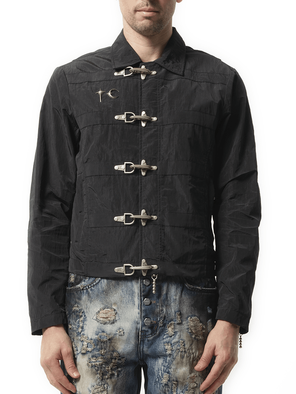 Thug Club Scarred Bio Soldier Jacket in Black