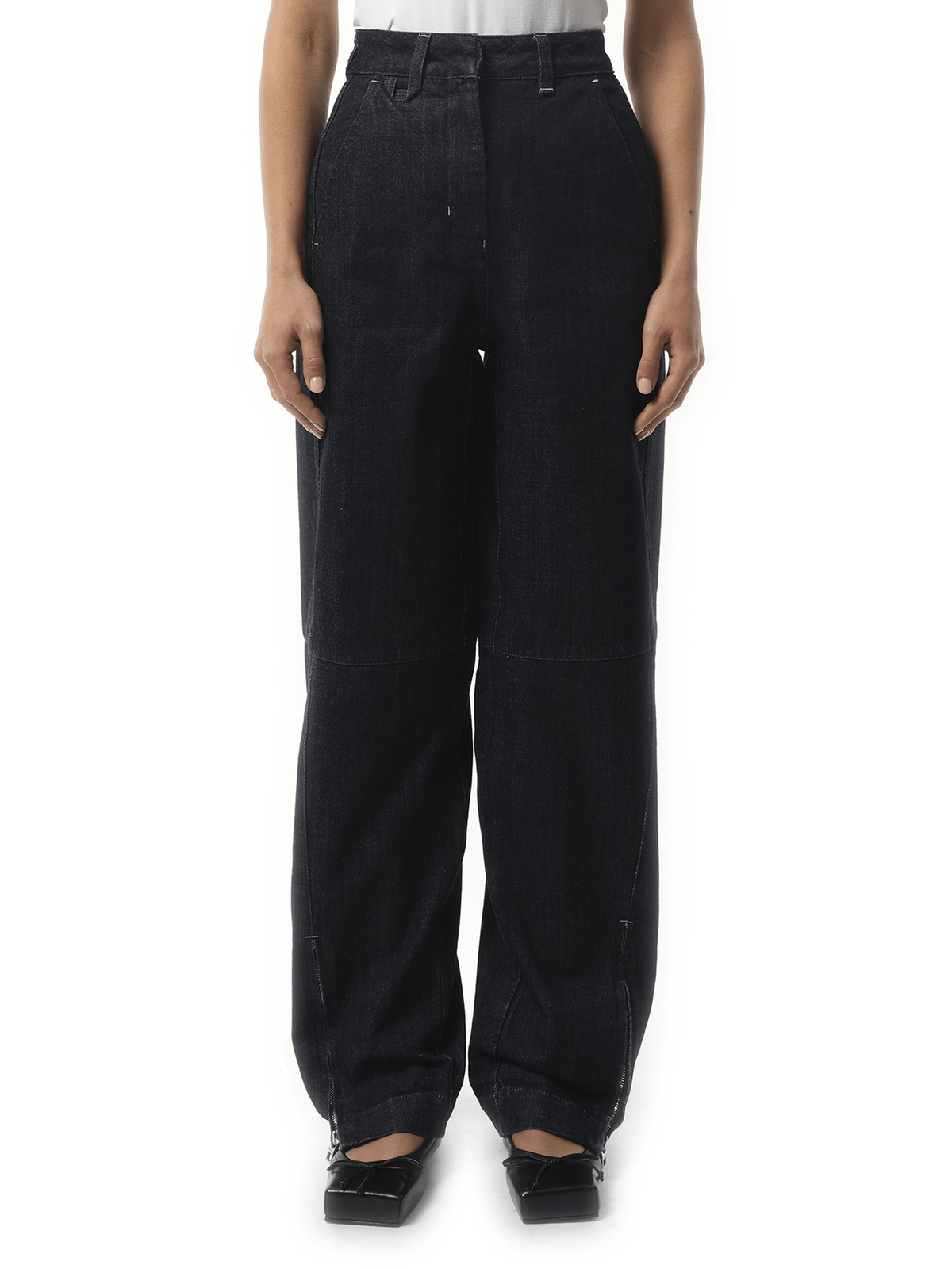 Jacquemus Le Cargo Denim in Dark Navy