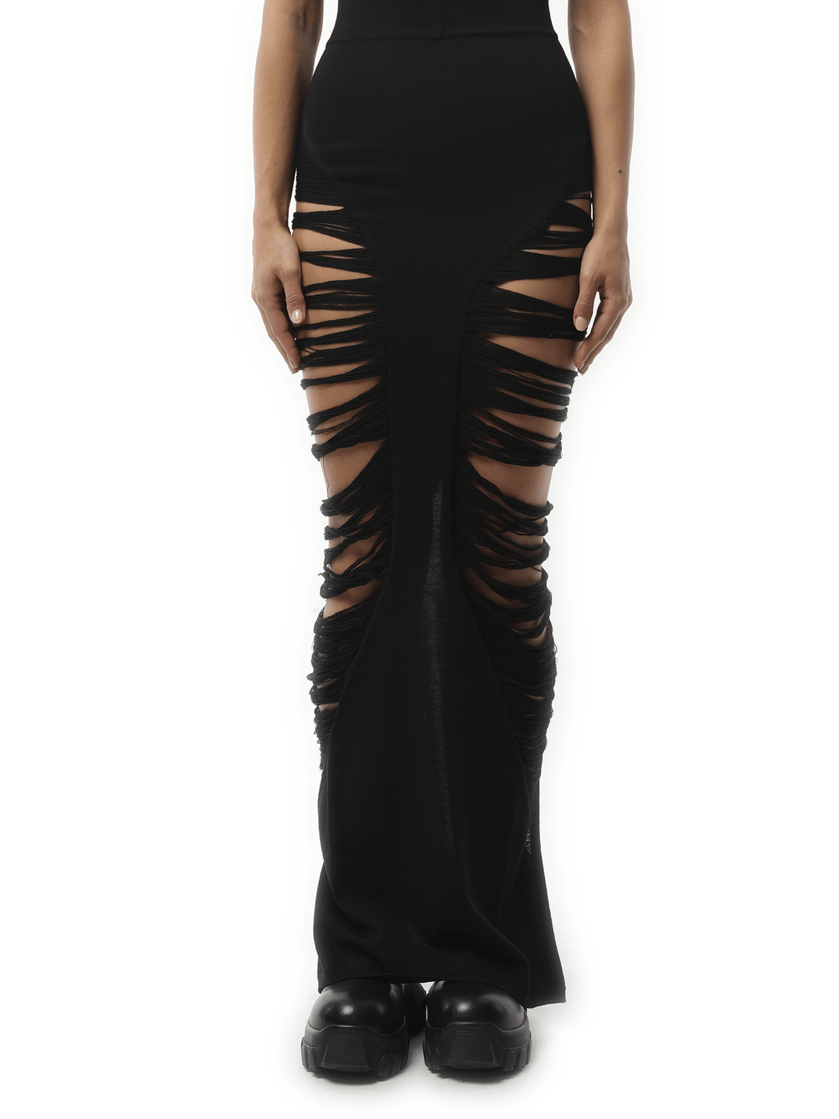 Rick Owens Pillar Skirt in Black