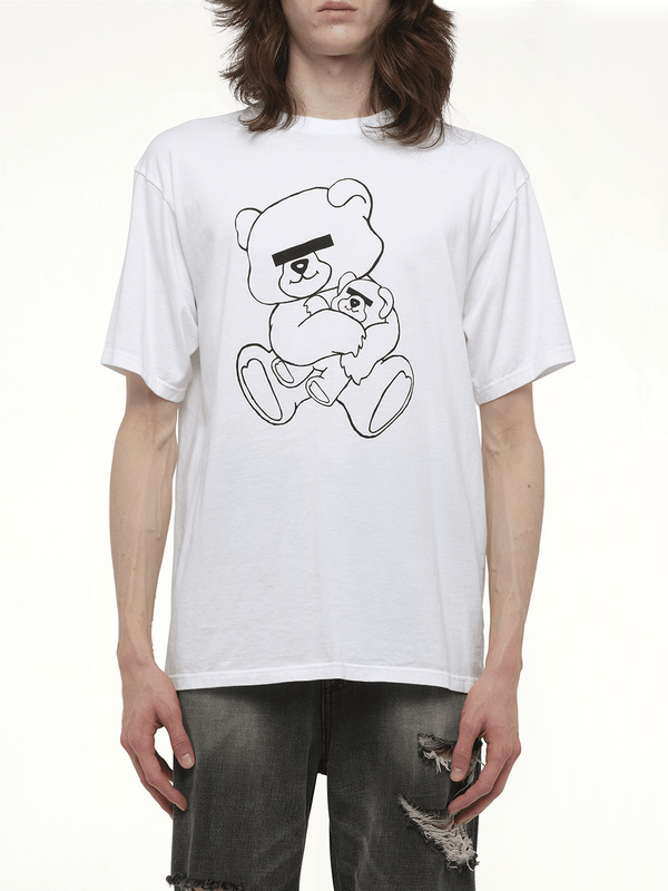 Undercover Teddy Bear Printed T-Shirt in White