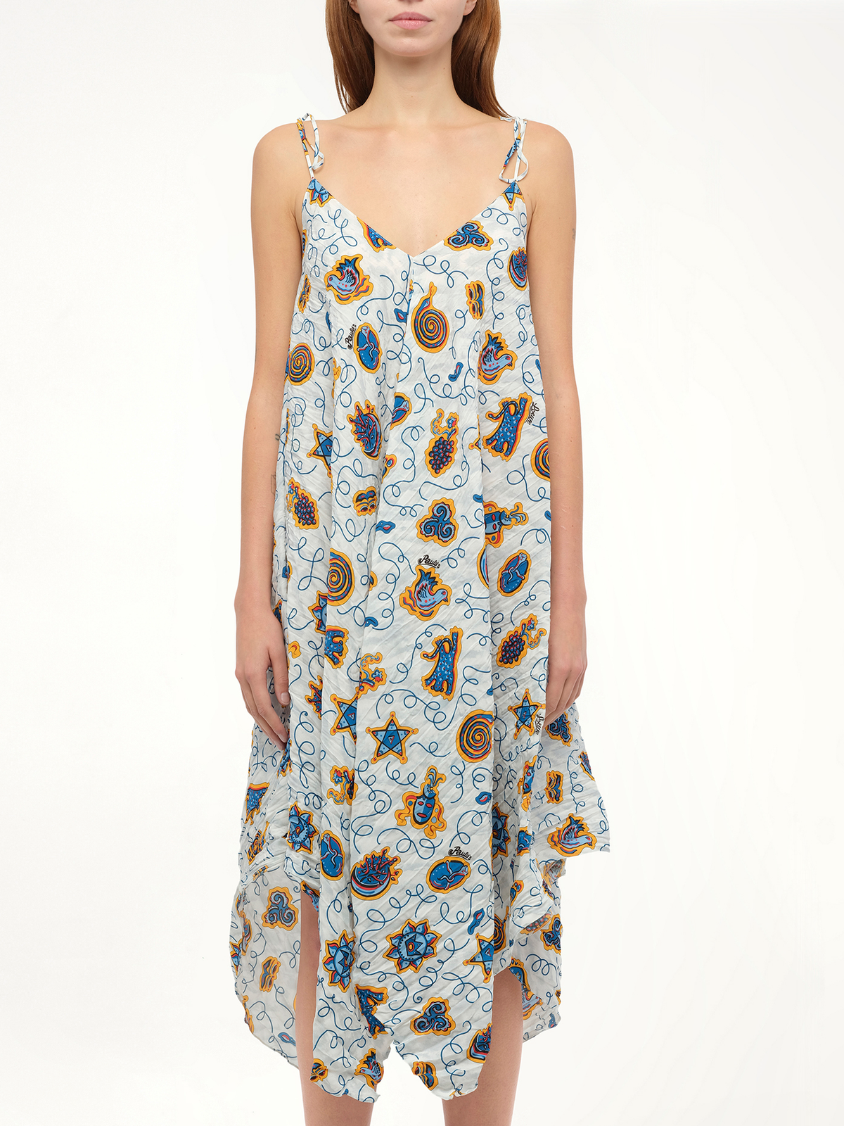 Loewe x Paula Prt Strappy Dress in White