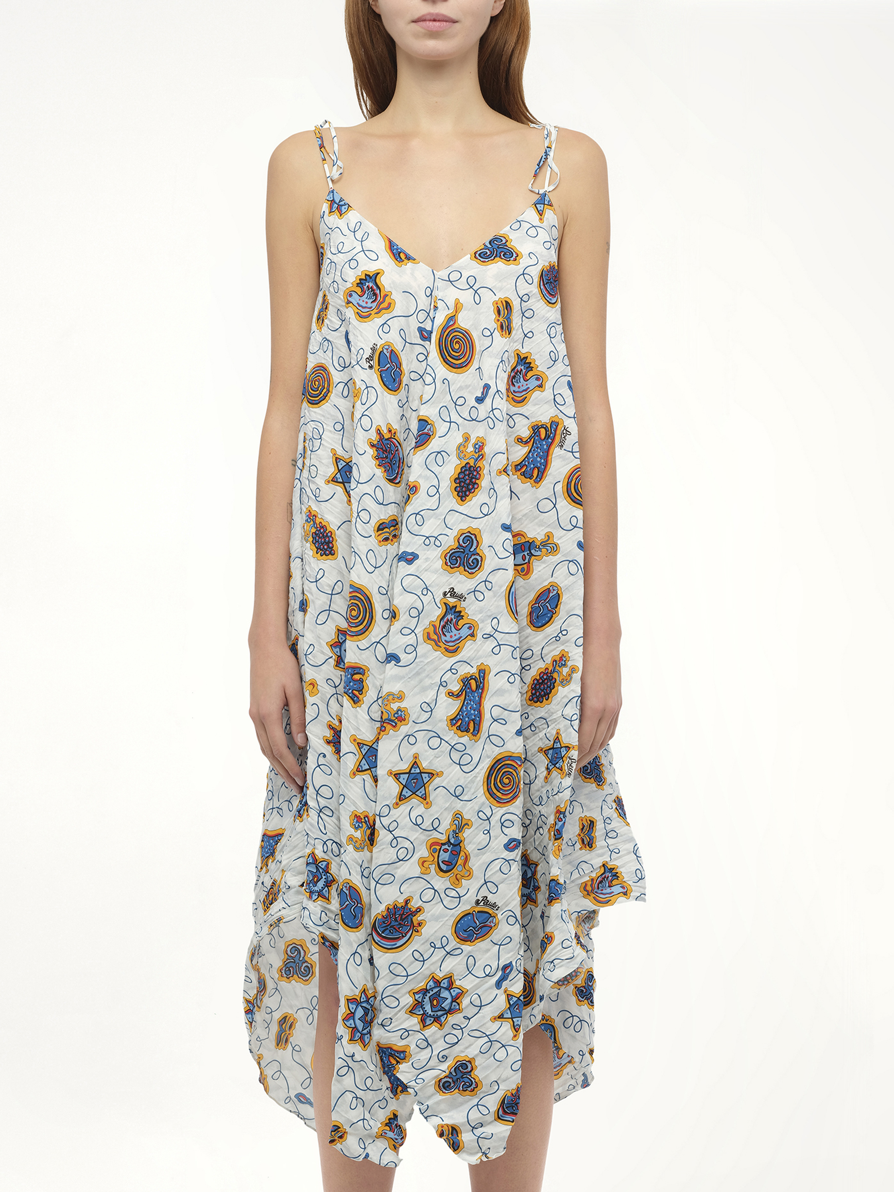 Loewe x Paula Prt Strappy Dress in White