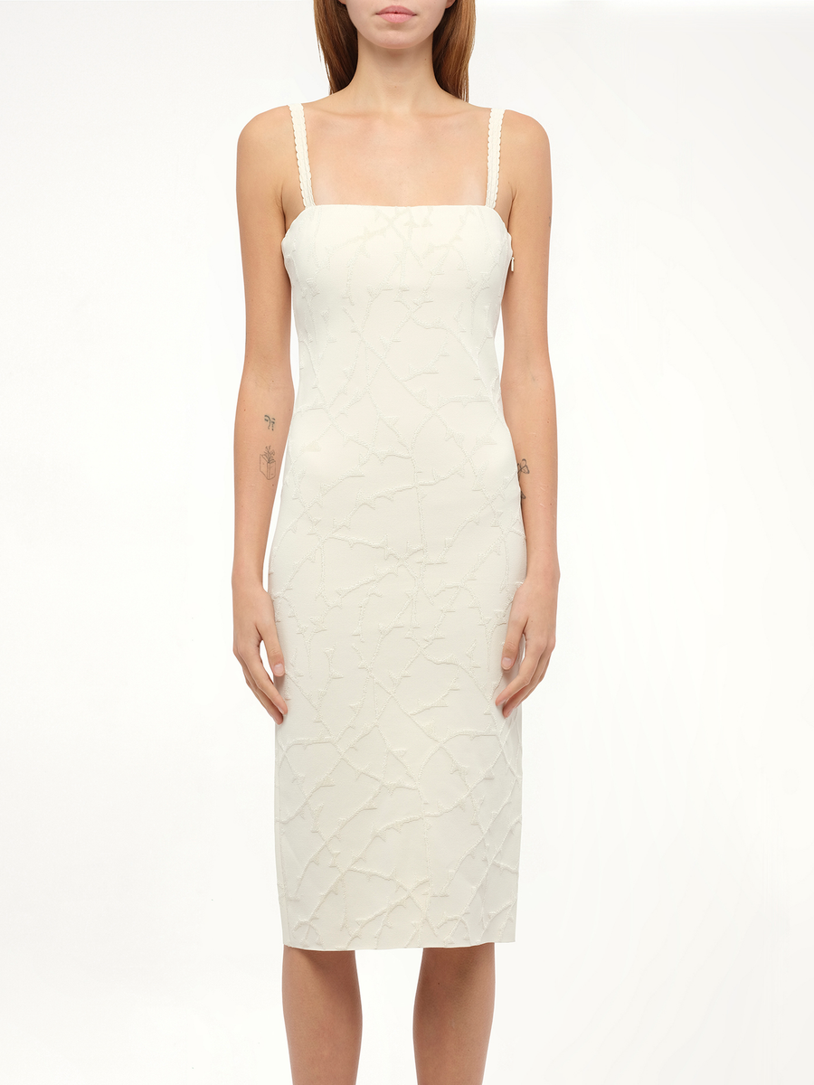 Strappy Dress in White