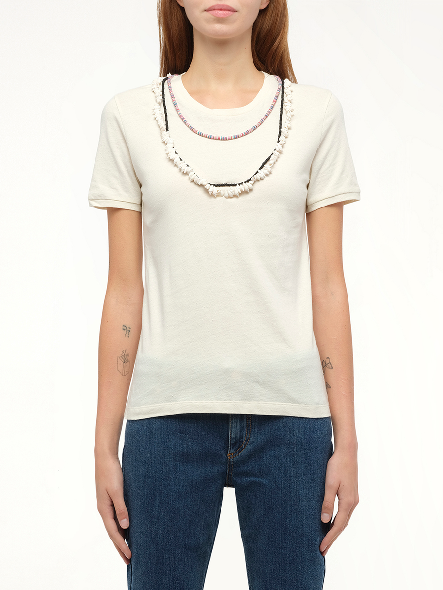 Loewe x Paula T-Shirt Necklaces in Calico