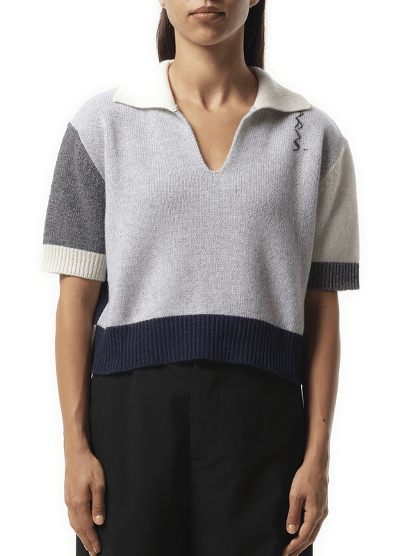 Marni V Neck Boxy Sweater in Sodium