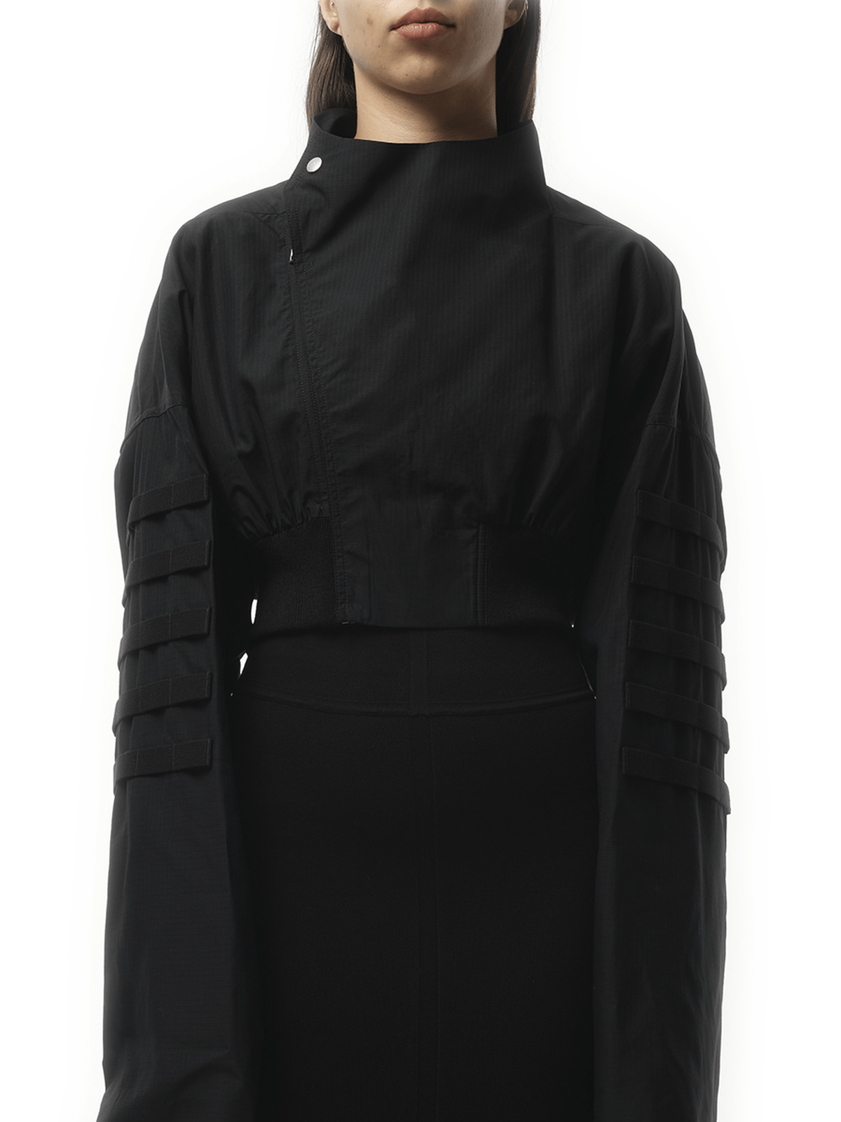Rick Owens Anthem Flight Jacket in Black
