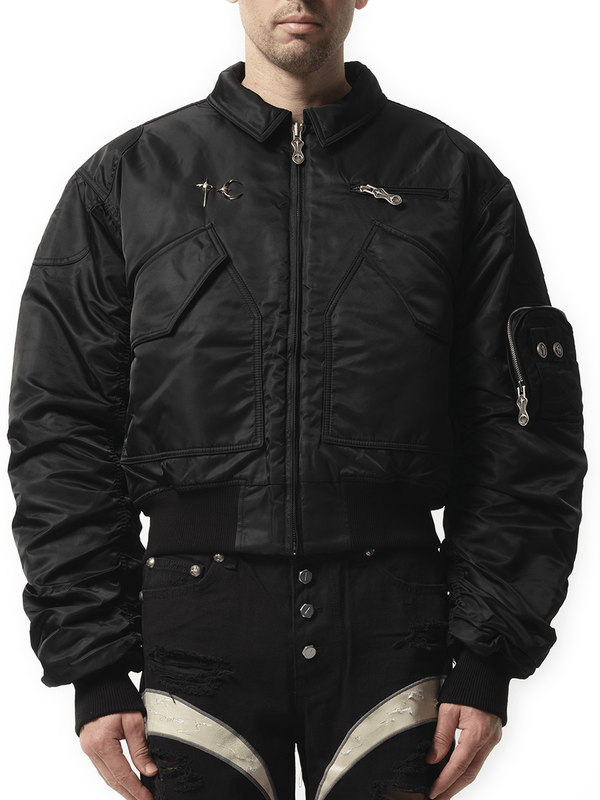 Thug Club a bird wants to fly high Jacket in Black