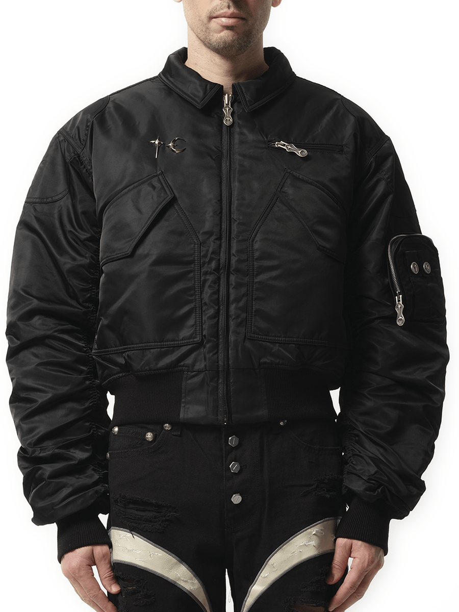 Thug Club a bird wants to fly high Jacket in Black