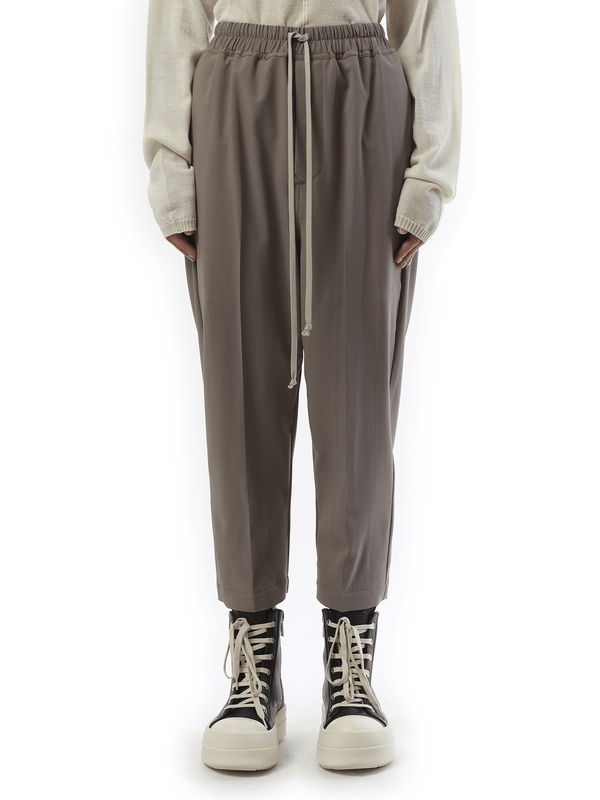Rick Owens Drawstring Astaires Cropped in Dust