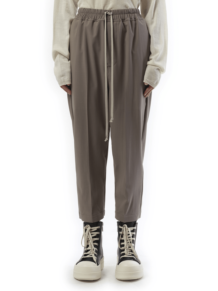 Rick Owens Drawstring Astaires Cropped in Dust