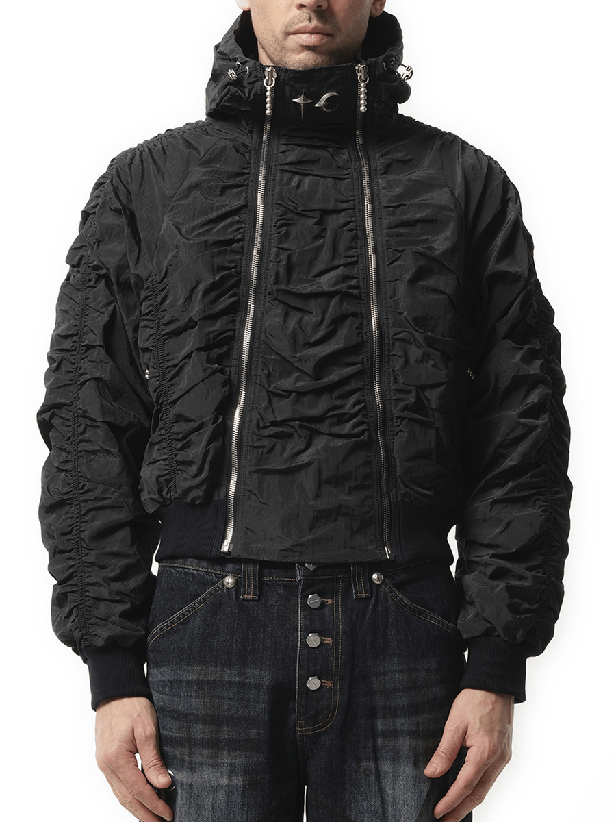 Thug Club Scarred Double Flying Bio Jacket in Black