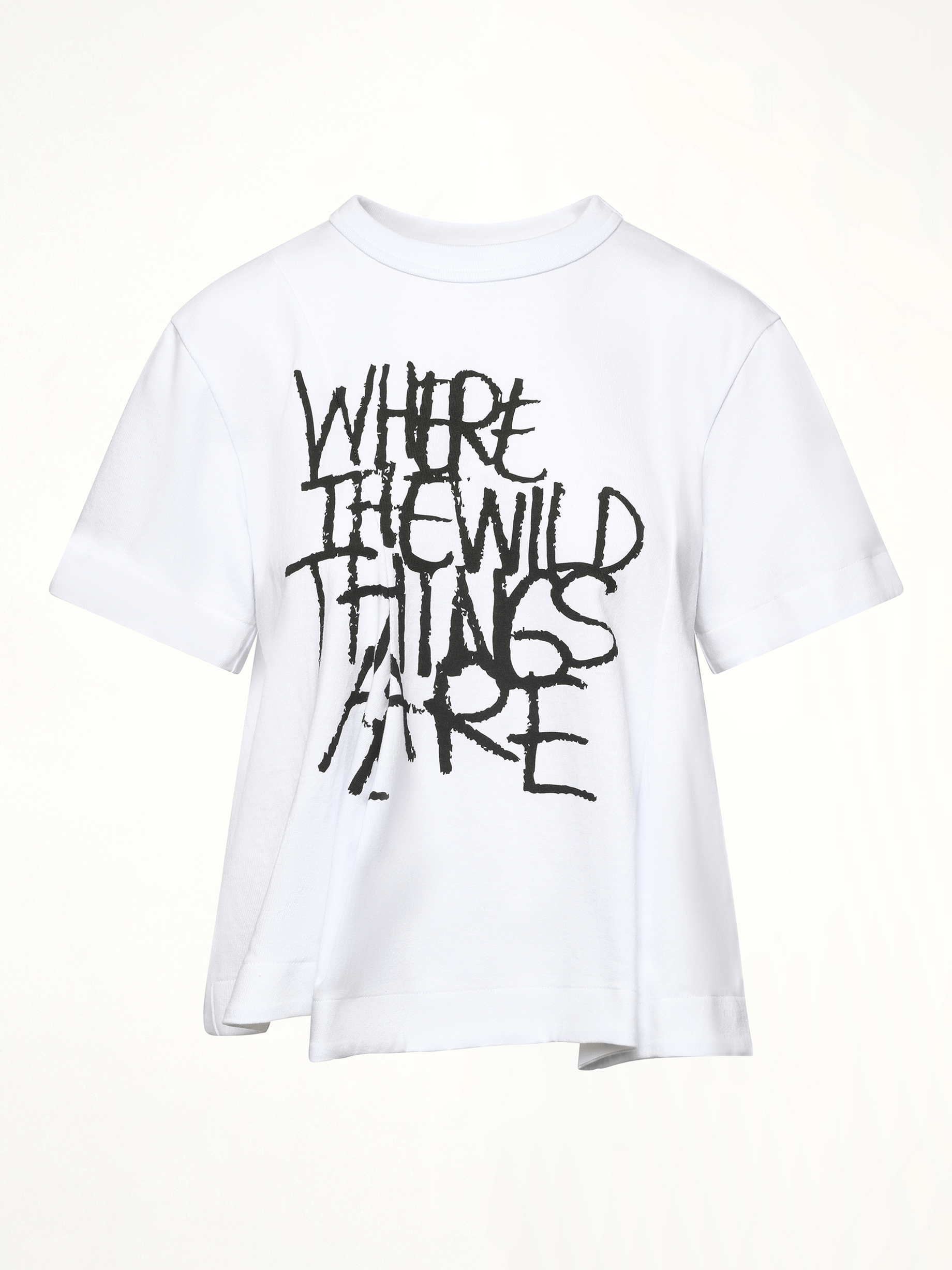 화이트 WHERE THE WILD THINGS ARE 코튼 저지 티셔츠