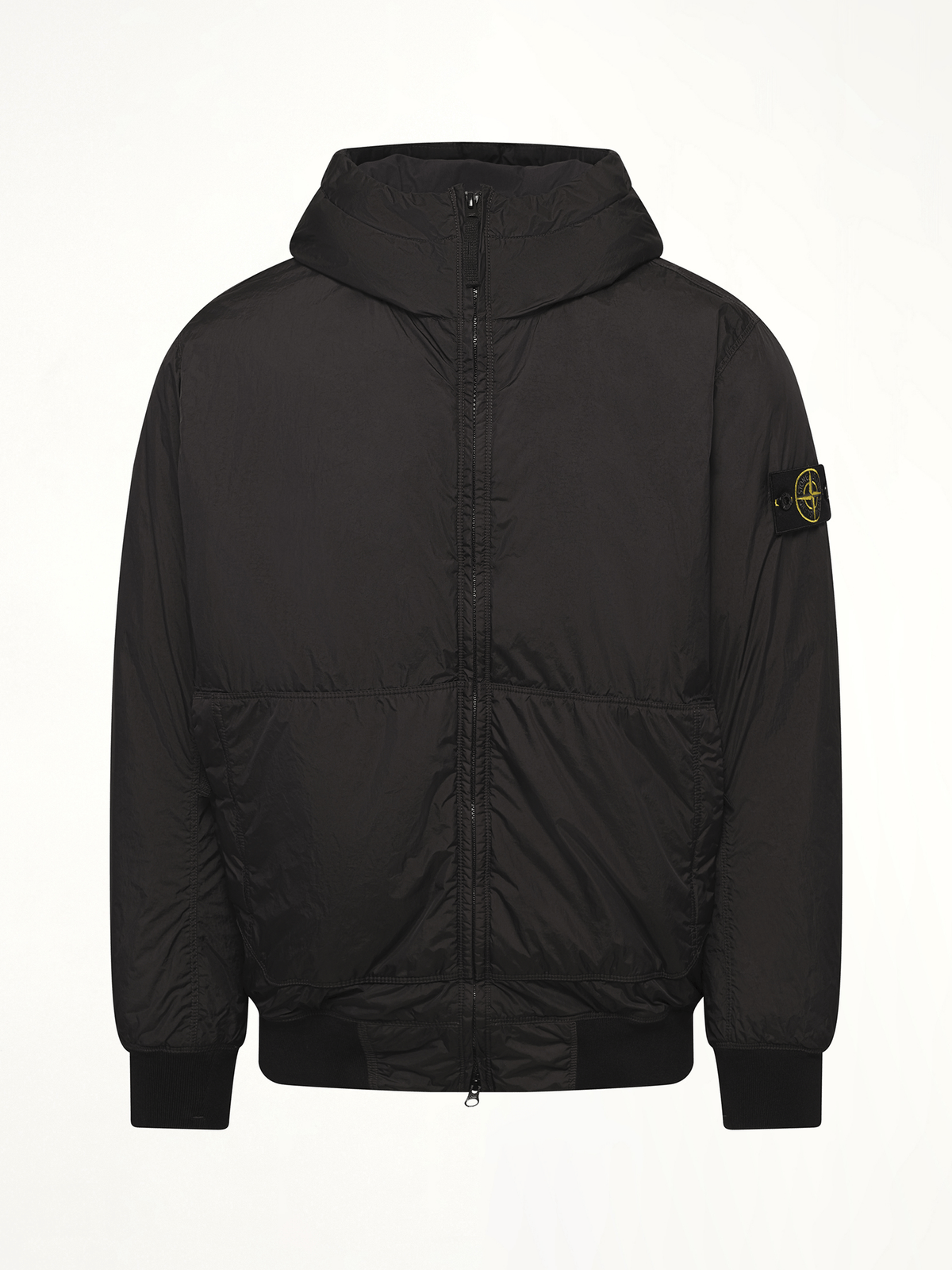 410001 Garment Dyed Crinkle Reps Jacket in Black