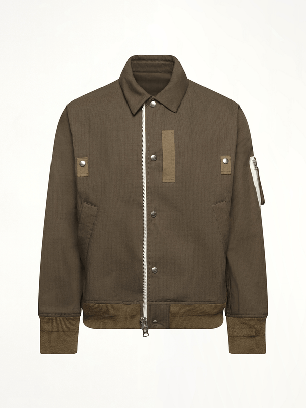Rip Stop Blouson in Khaki