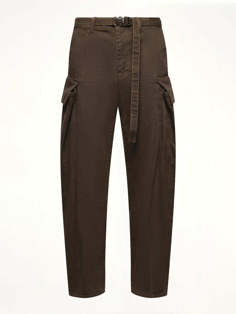 Denim Pants in Brown