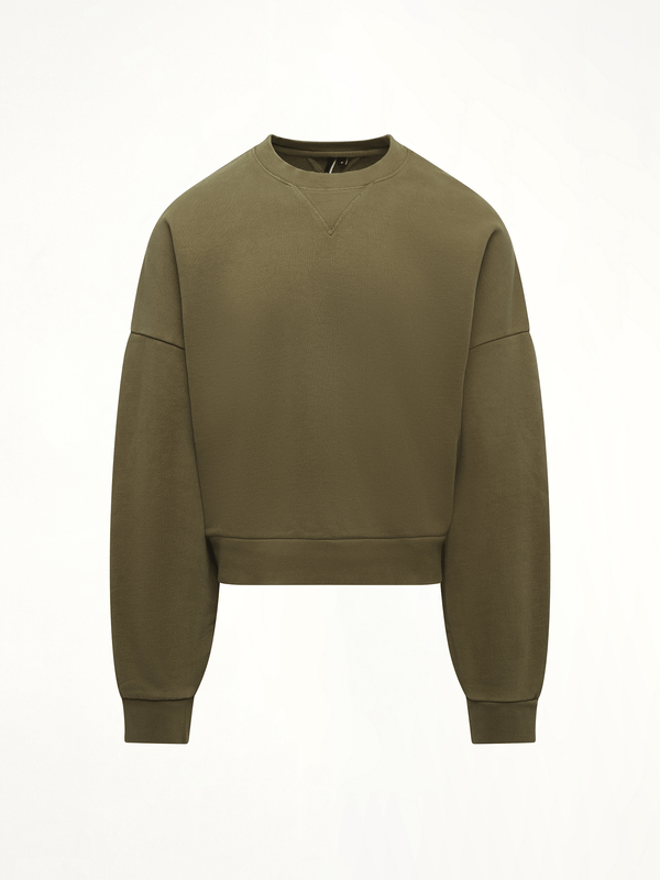 Box Sweatshirt in Military