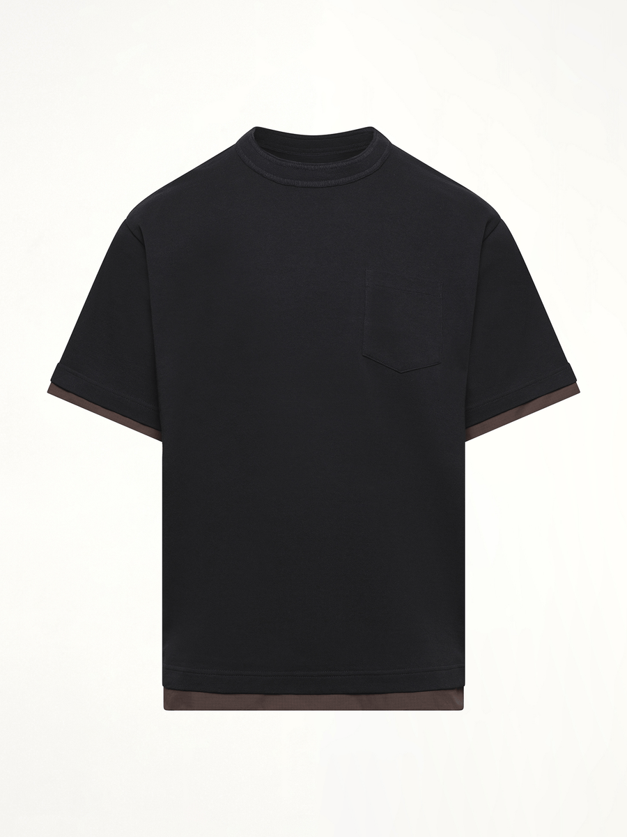 Cotton Jersey T-Shirt in Navy