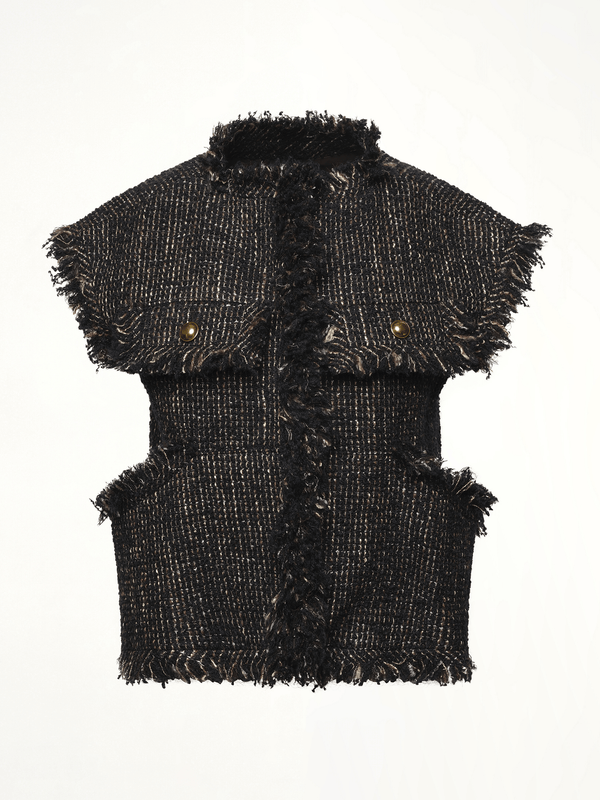 Tweed Jacket in Navy