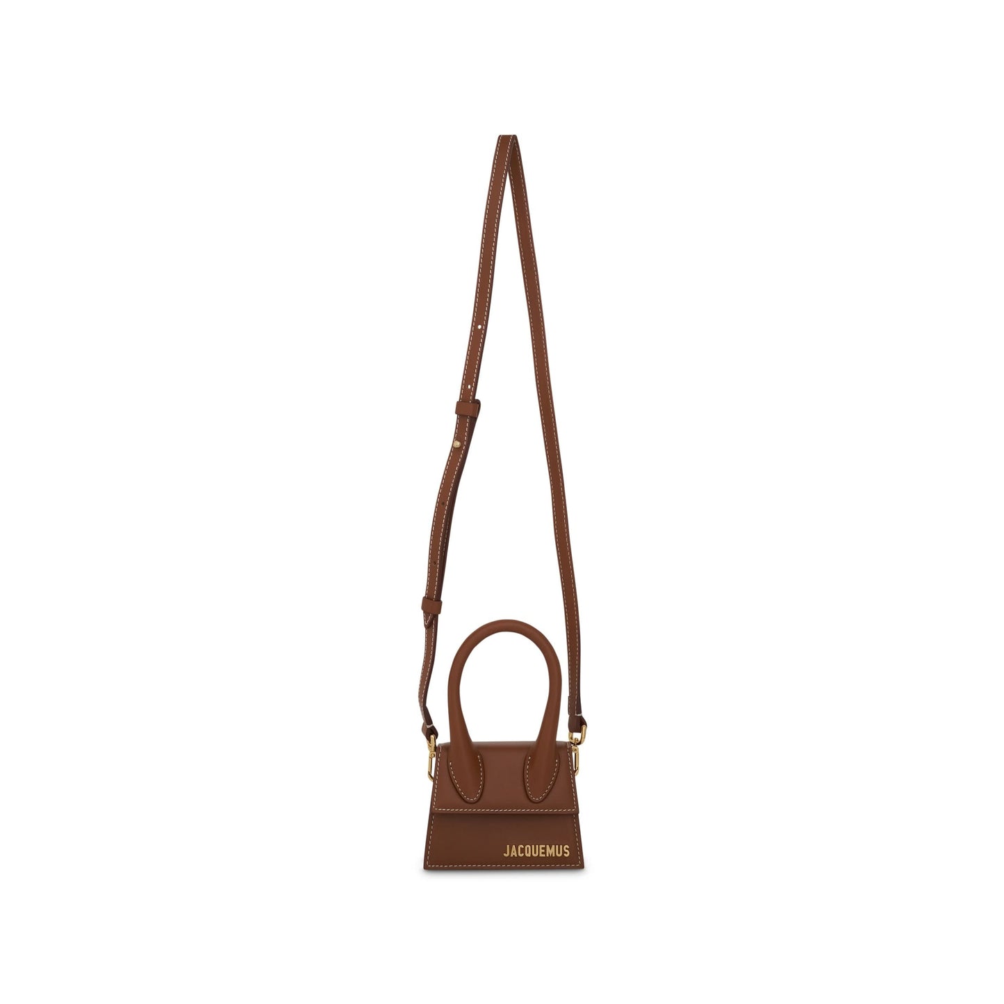 Le Chiquito Mini Leather Bag in Light Brown