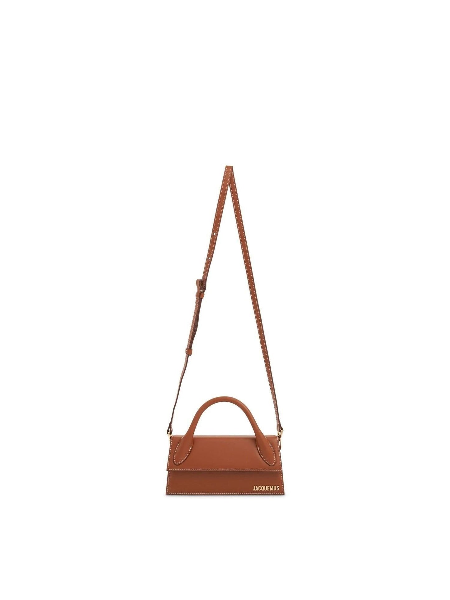 Jacquemus Le Chiquito Long Leather Bag in Light Brown
