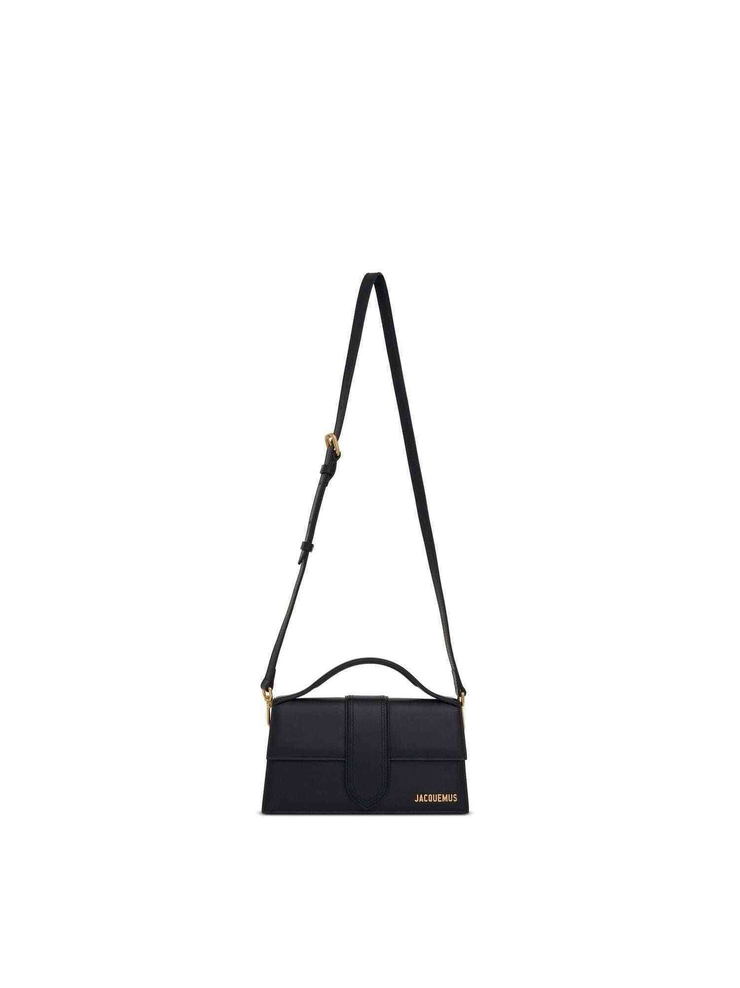 Jacquemus Le Grand Bambino Leather Bag in Black