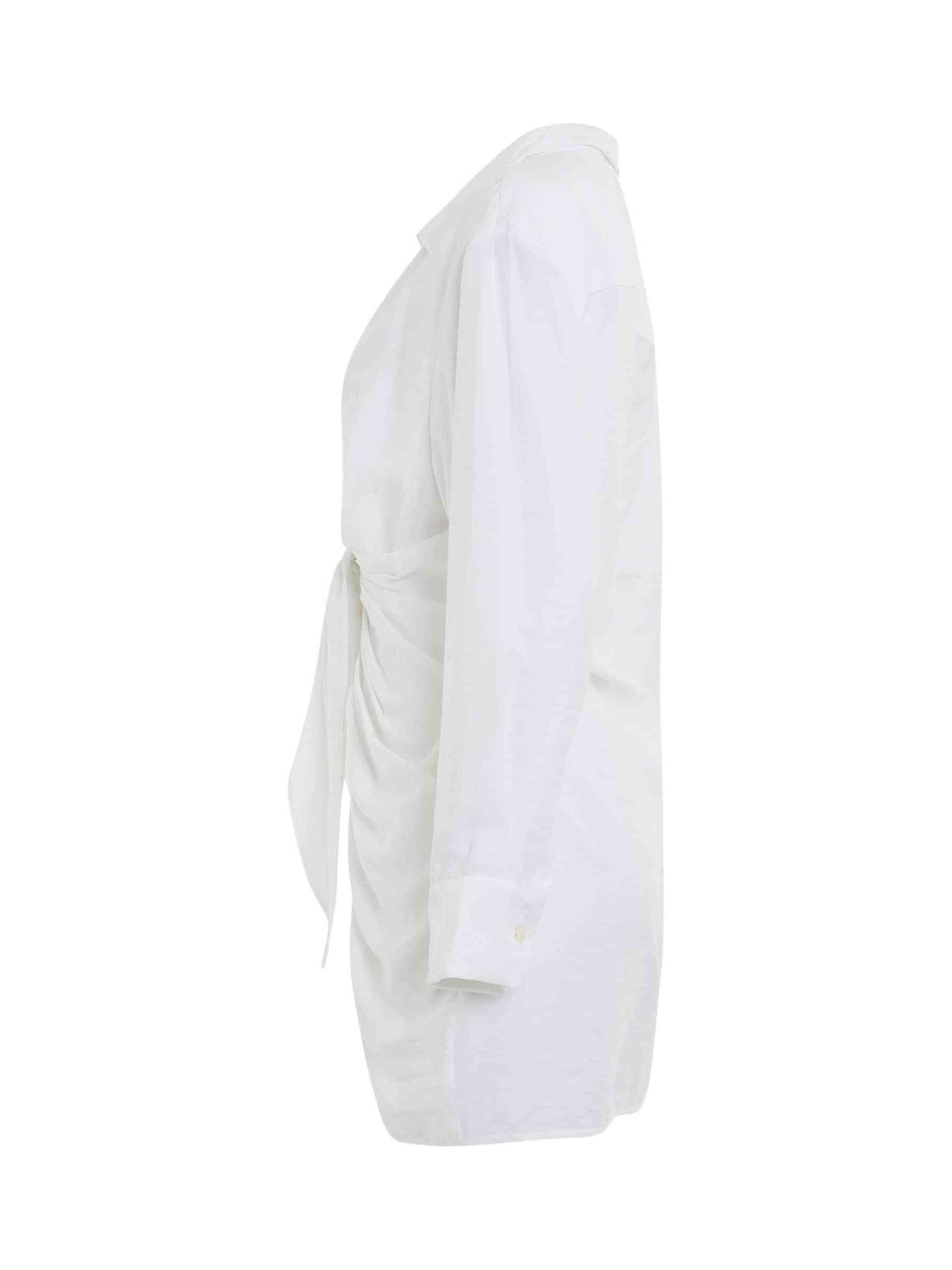 Bahia Sash Dress in White