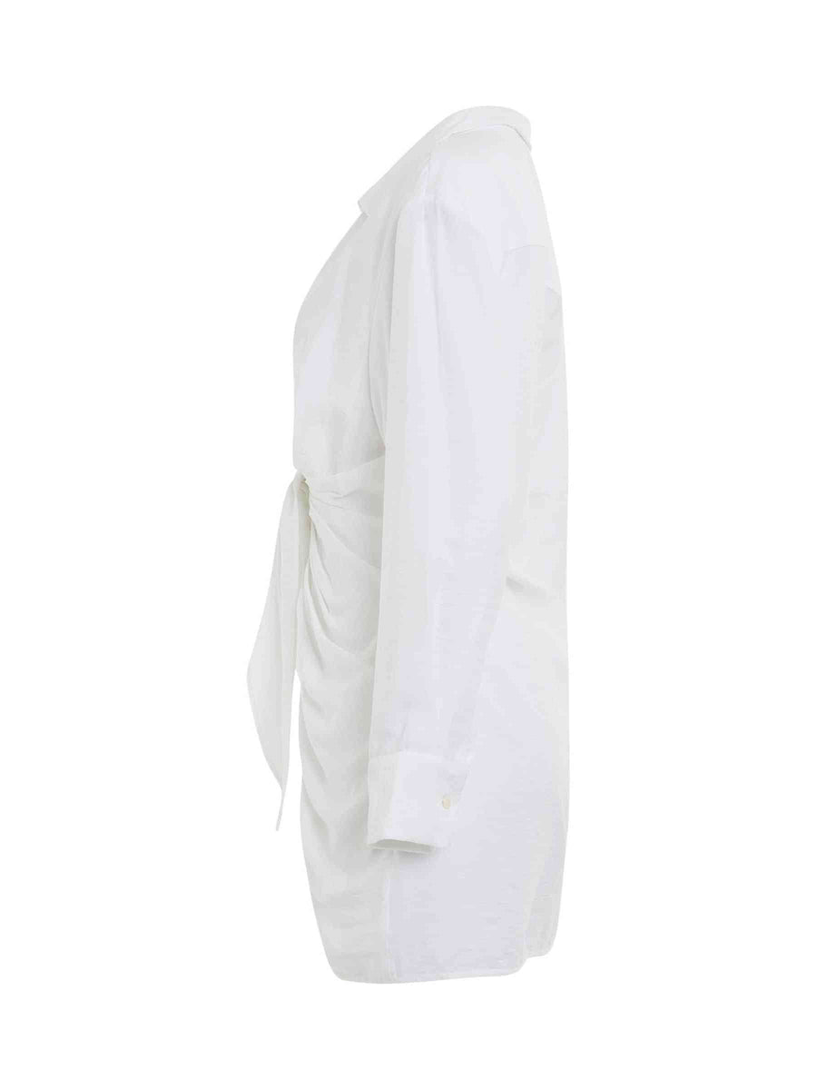 Bahia Sash Dress in White