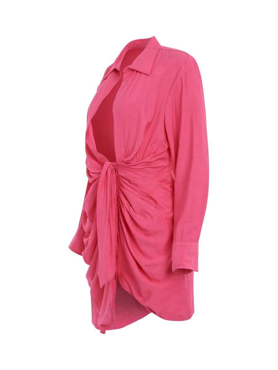 Bahia Sash Dress in Pink