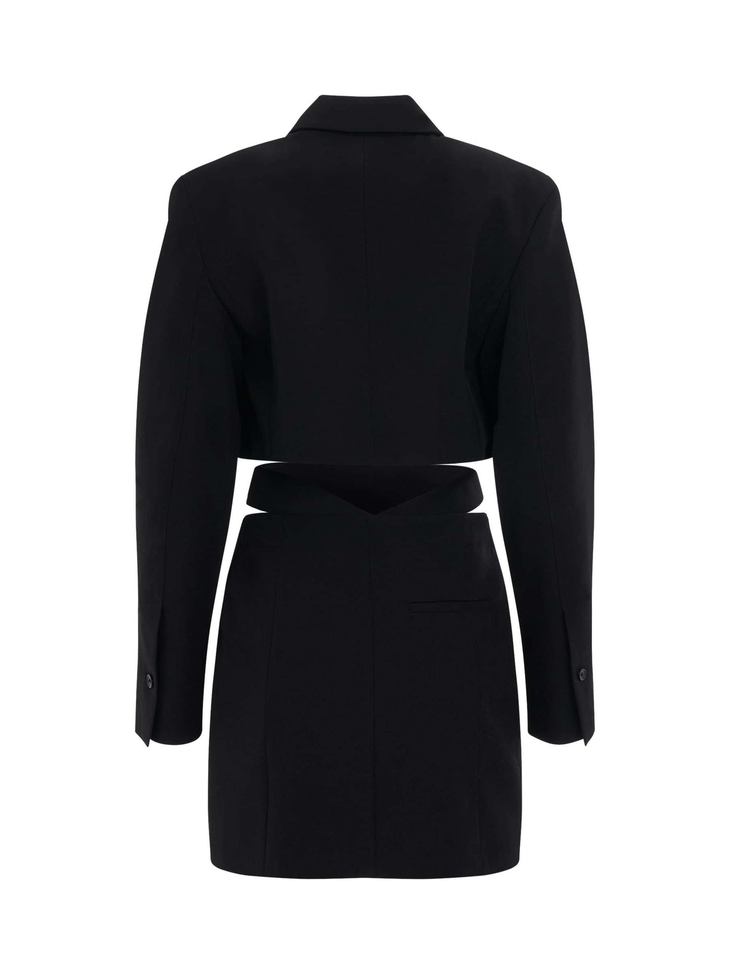 Bari Blazer Mini Dress in Black