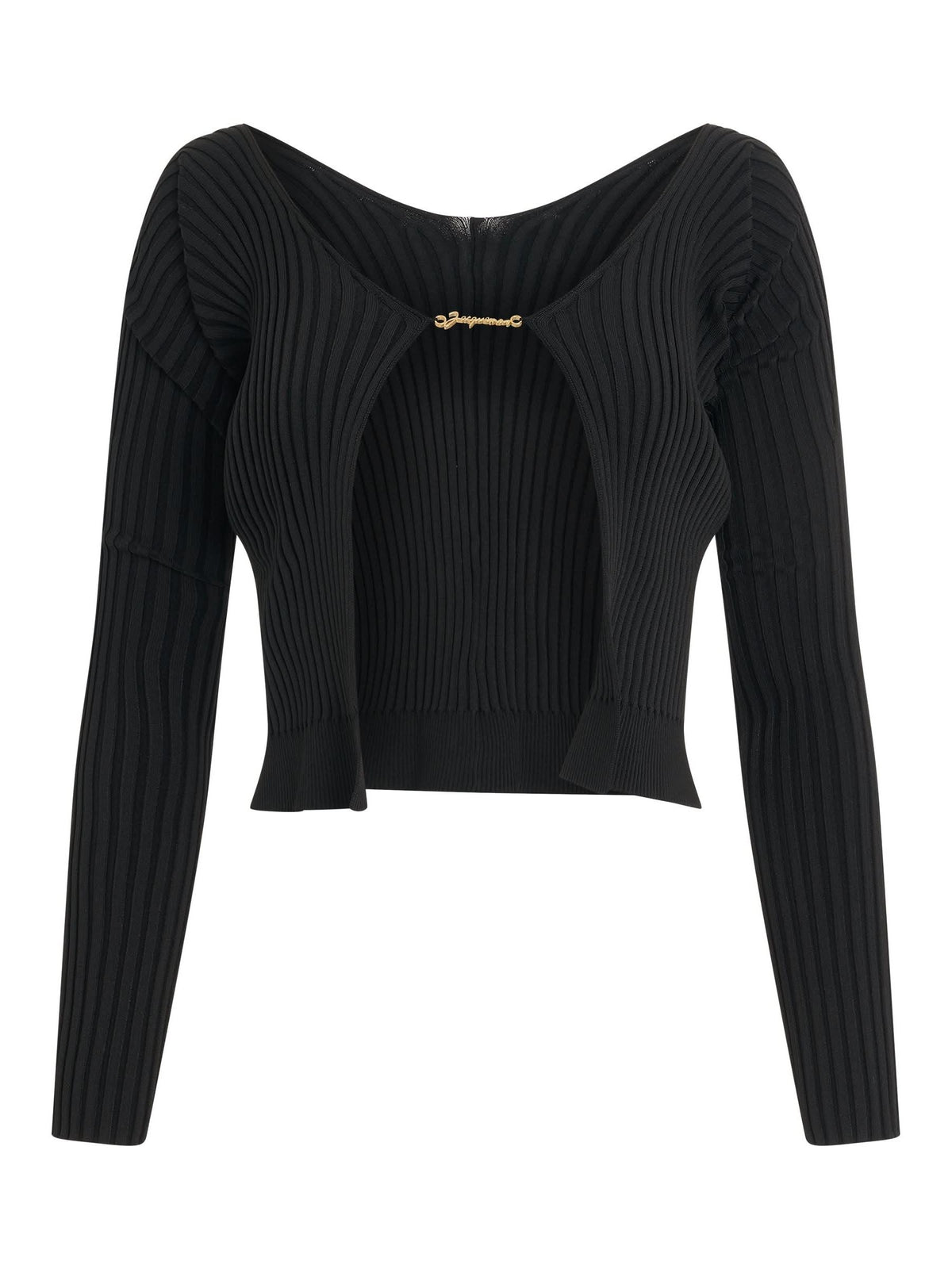 Pralu Longue Charm Cardigan in Black
