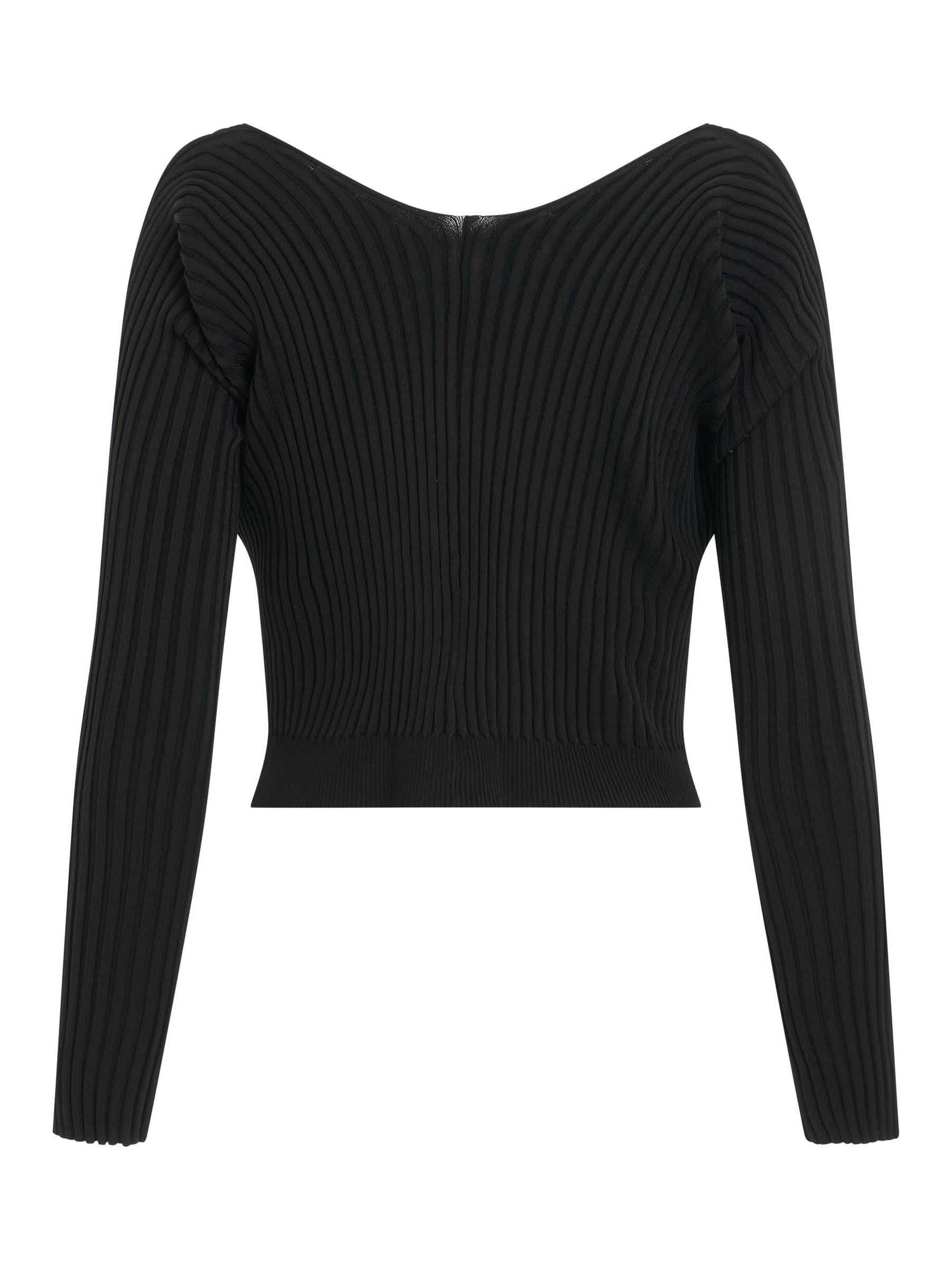 Pralu Longue Charm Cardigan in Black