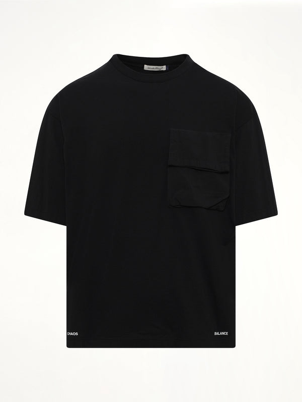 Chaos Balance Pocket T-Shirt in Black
