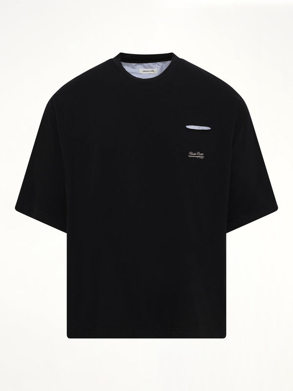 Combo Pocket T-Shirt in Black