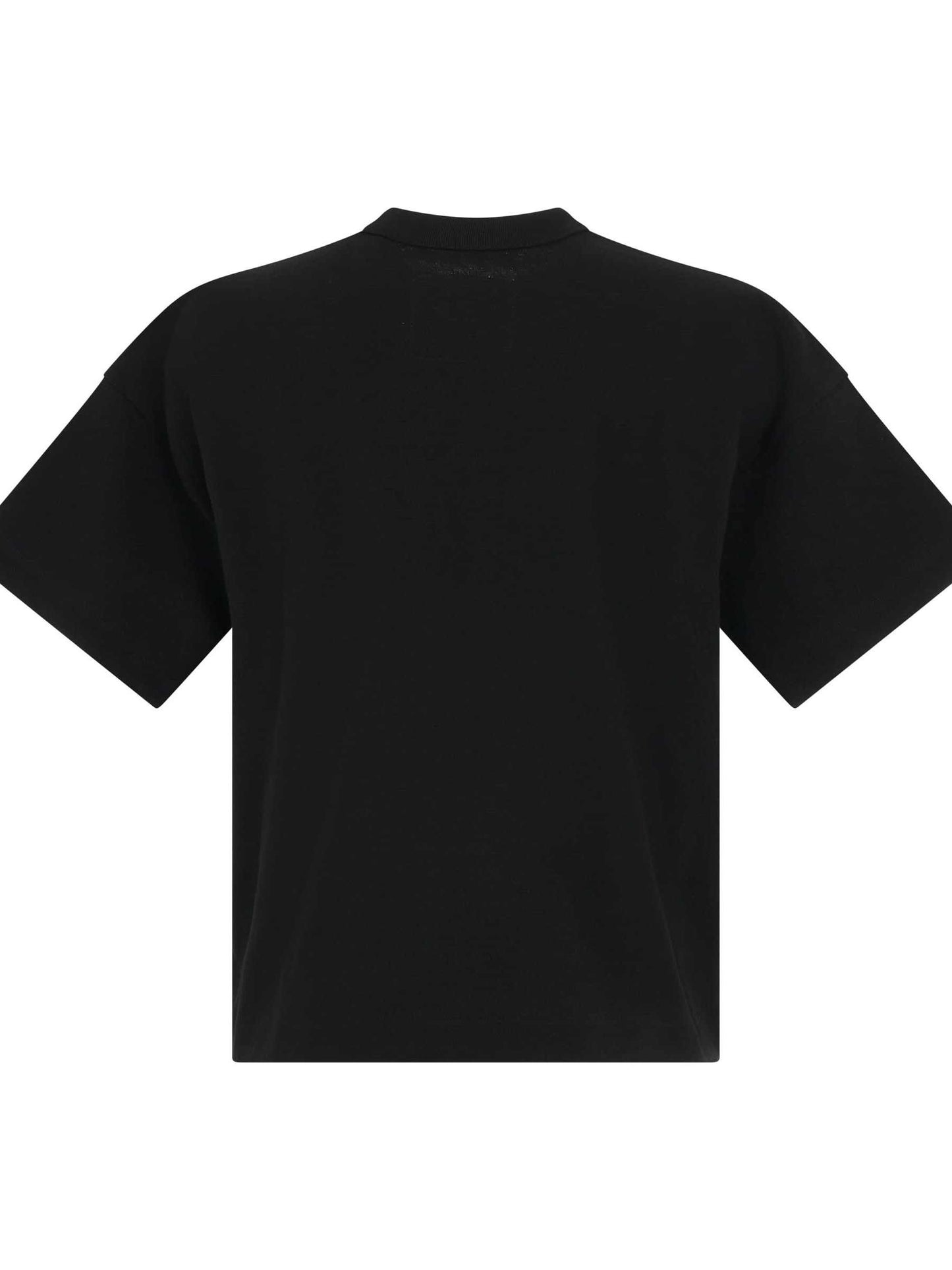 S Cotton Jersey T-Shirt with Pocket in Black