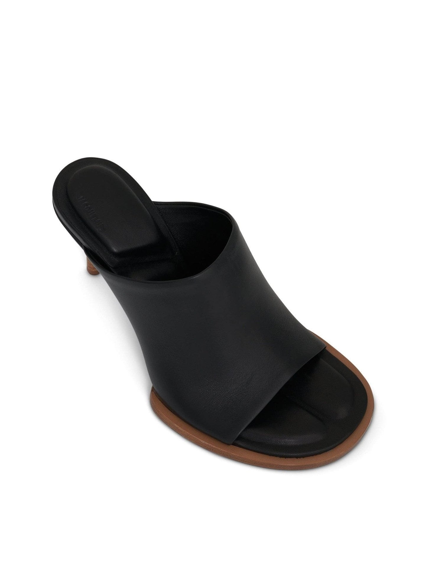Carre Geometric Mules in Black